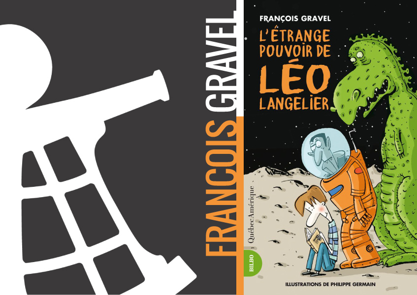 François Gravel et son nouvel héros, Léo Langelier